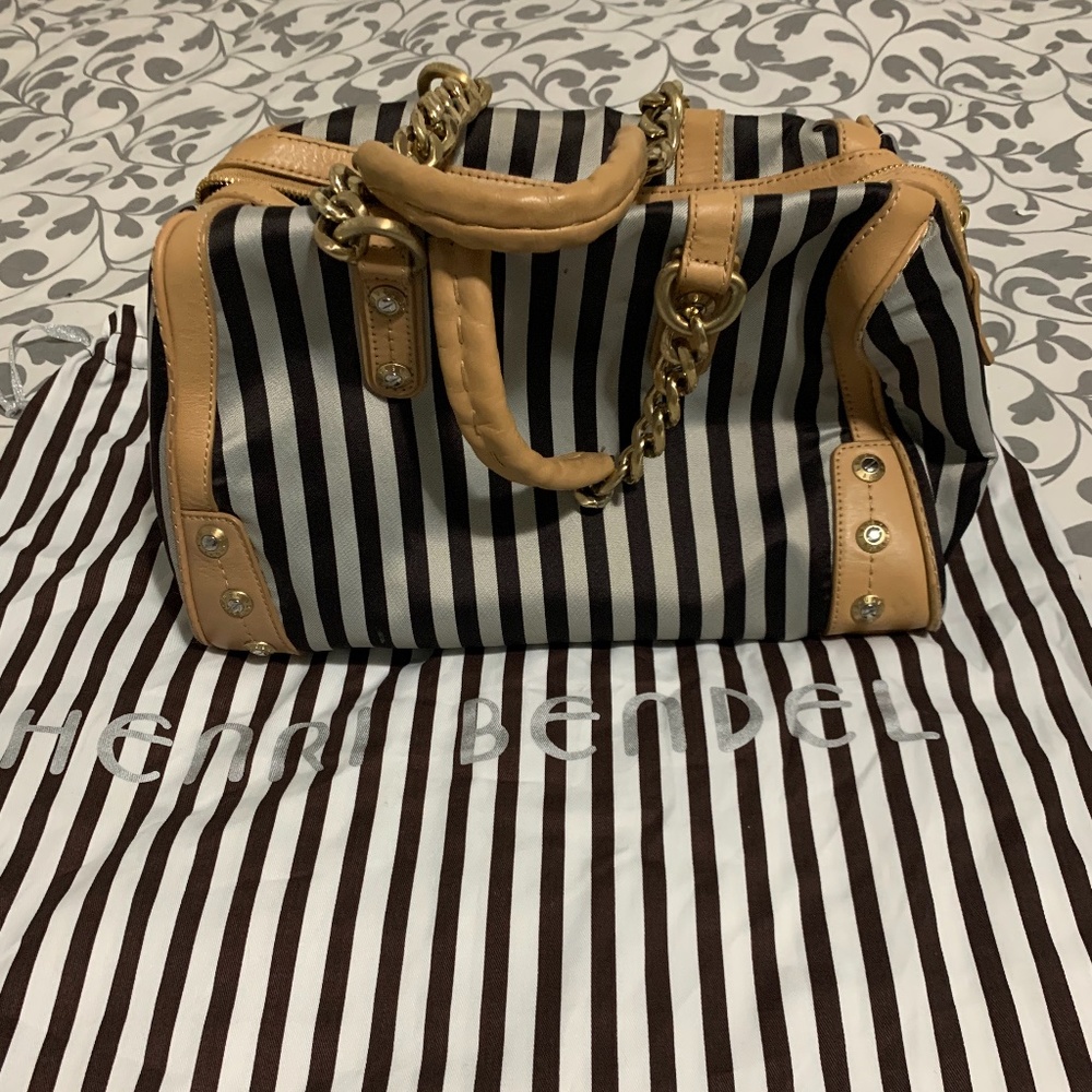 Henri Bendel Classic Stripe Handbag